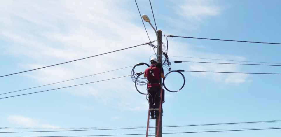 Fibra ótica disponível para mais de cinco mil casas