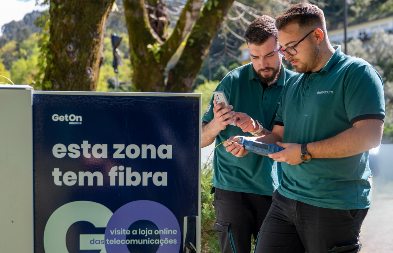 telecom workers in the field