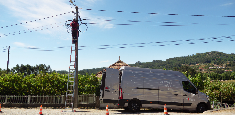 dstelecom leva rede de fibra ótica a todas as freguesias de Salvaterra de Magos