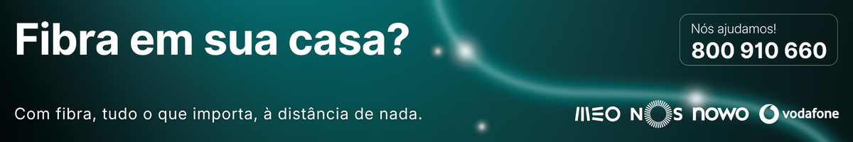 Fibra ótica em sua casa? Ligue 800910660