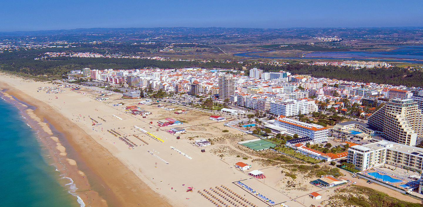 imagem aérea de Monte Gordo
