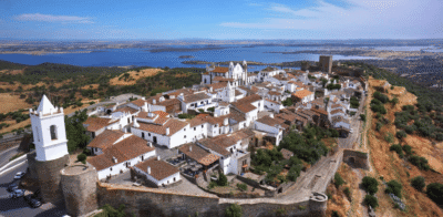 vista aérea de Reguengos de Monsarraz